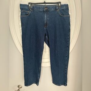 Carhartt Blue Denim Relaxed Fit Jeans Mens 42 x 30